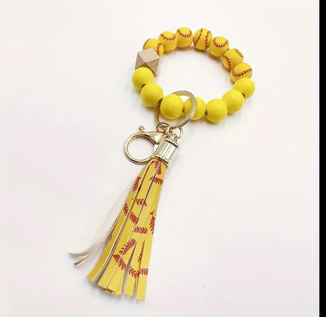 Softball Keychain