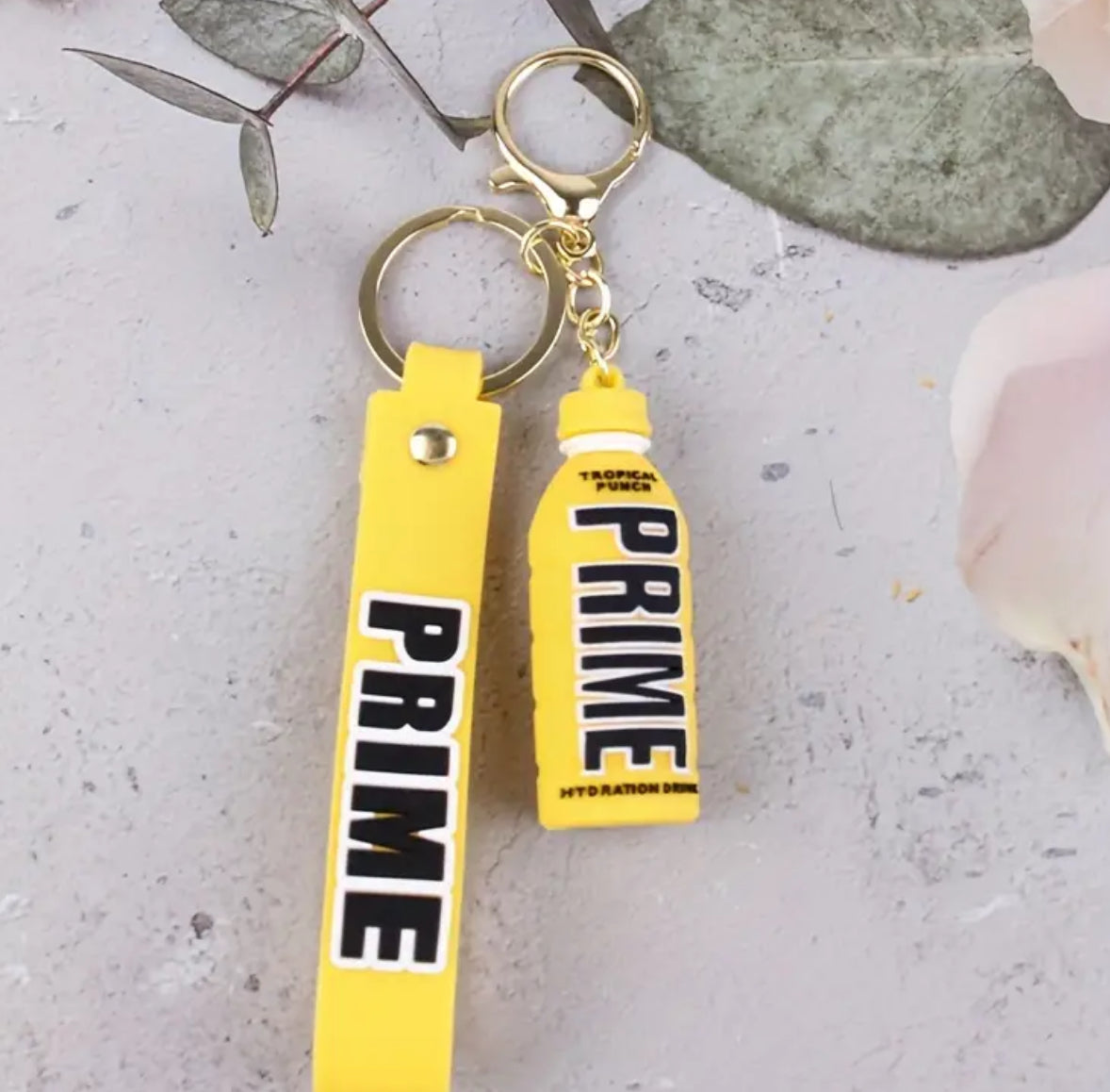 Yellow Prime Keychain