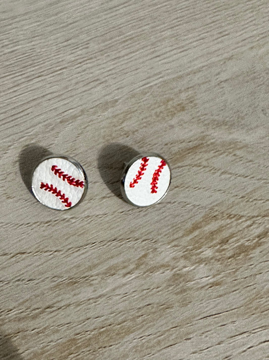 Baseball Earings
